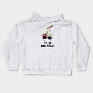 Pho Shizzle Cute Noodle Pun Kids Hoodie